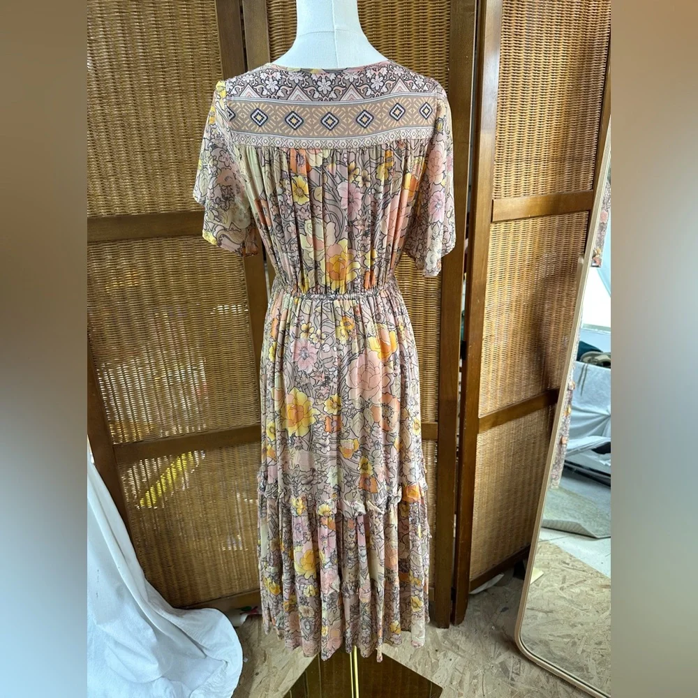 Spell & Gypsy Amethyst Garden Dress in Blush - Picture 8 of 11